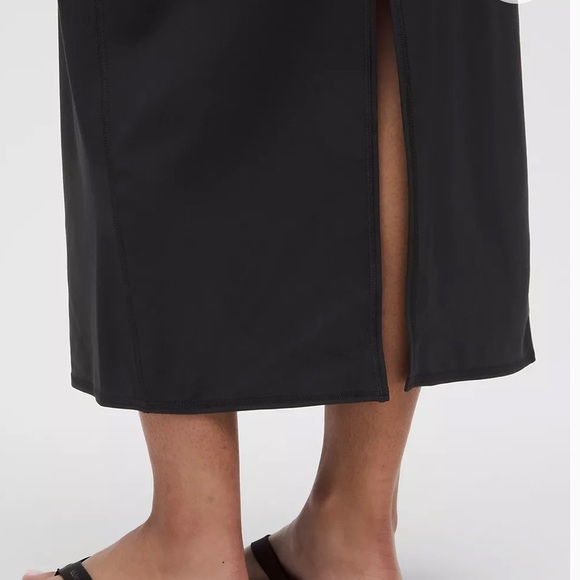NET Lululemon Nulu Slim Fit HR Maxi Skirt Black XS High Rise NWT Elegant Black - Picture 2 of 9